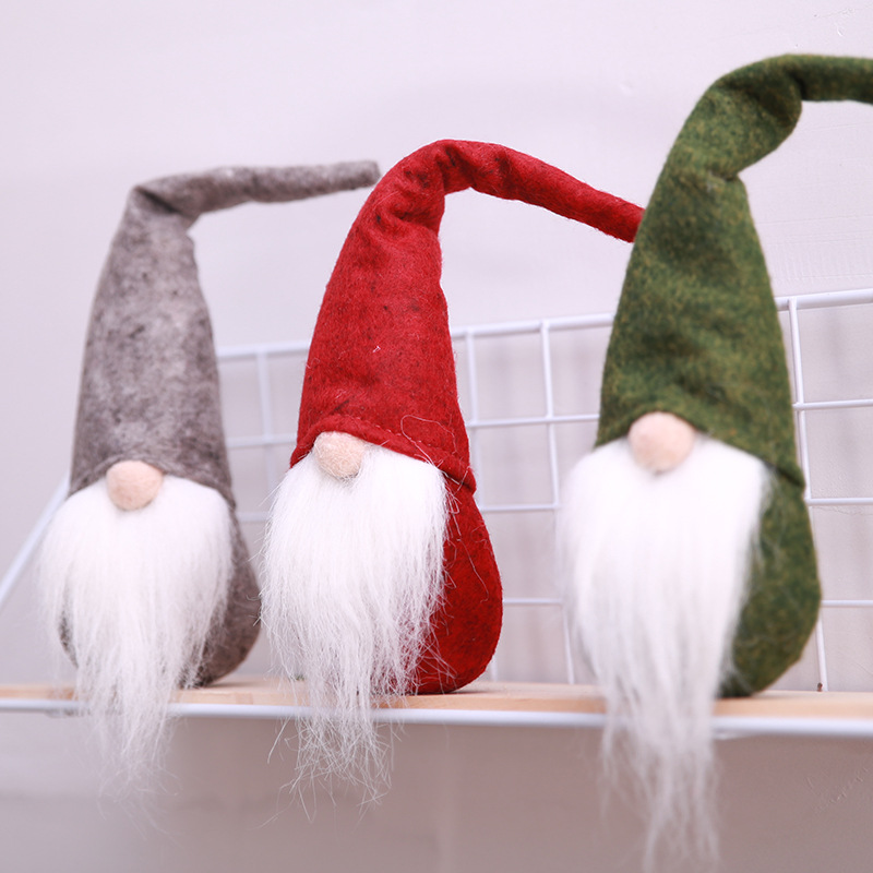 Christmas decorations faceless doll European and American style Old Man doll ornaments children's creative plush toys_voghion.com