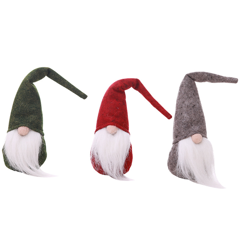 Christmas decorations faceless doll European and American style Old Man doll ornaments children's creative plush toys_voghion.com