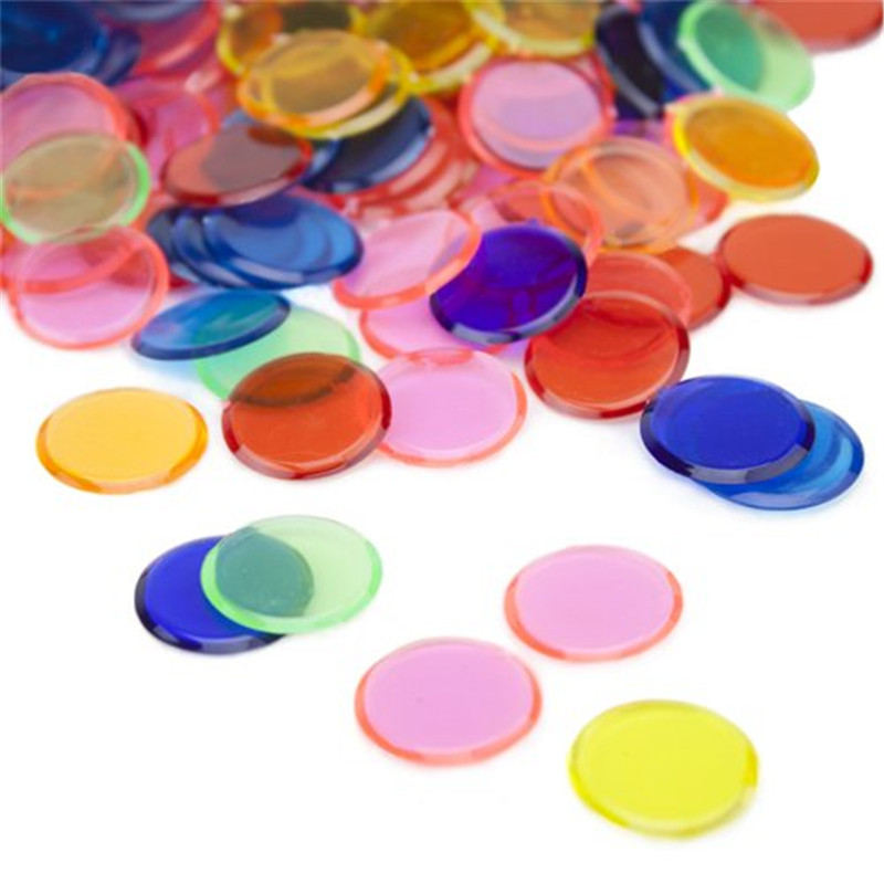 multicoloured plastic children's teaching aids for teaching maths