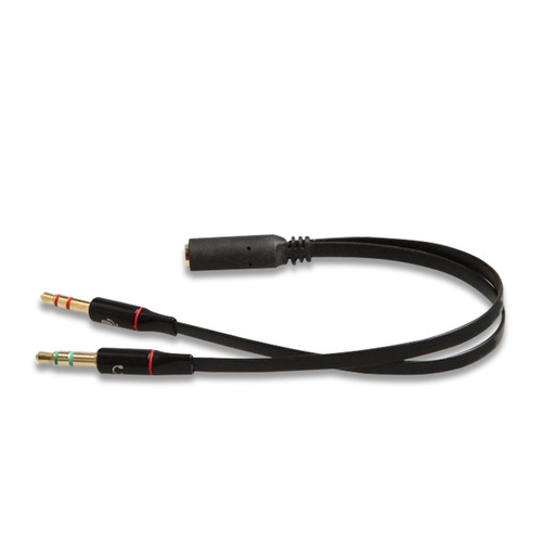 Mobile phone microphone headset conversion computer headset 3.5 two-in-one splitter one-in-two audio adapter cable