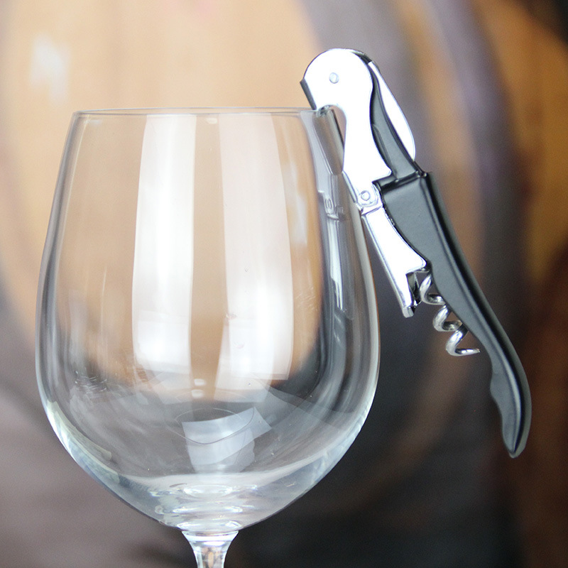 Cuchillo sacacorchos de acero inoxidable Jiuou, estilo caballito de mar, abridor de vino multifunción, colorido