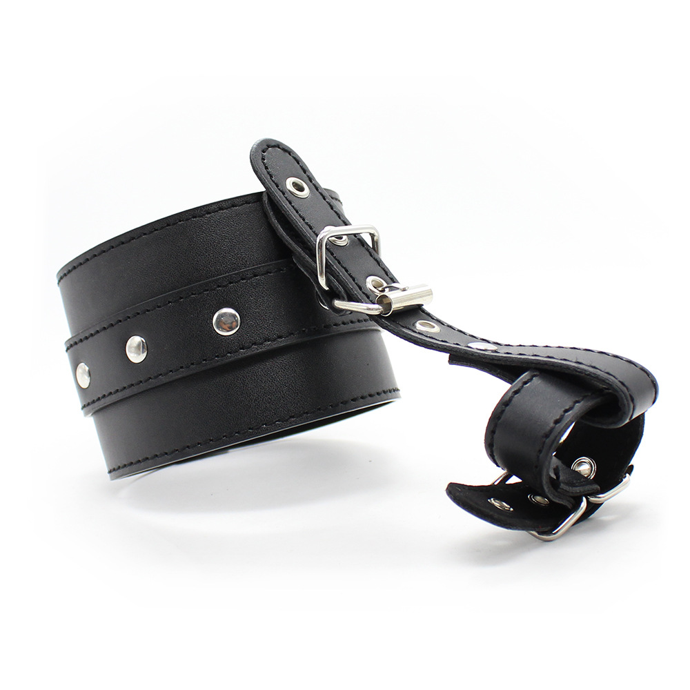 Sexo juguetes cuero mano hebilla pie hebilla mano pulgar hebilla pie pulgar hebilla alternativa juguetes sexy pulsera etapa