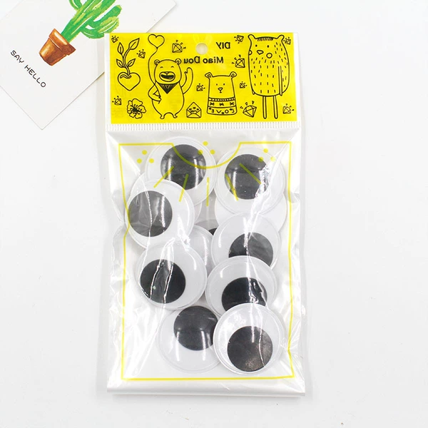11#Black Eye Beads (3.5cm) 12 pieces