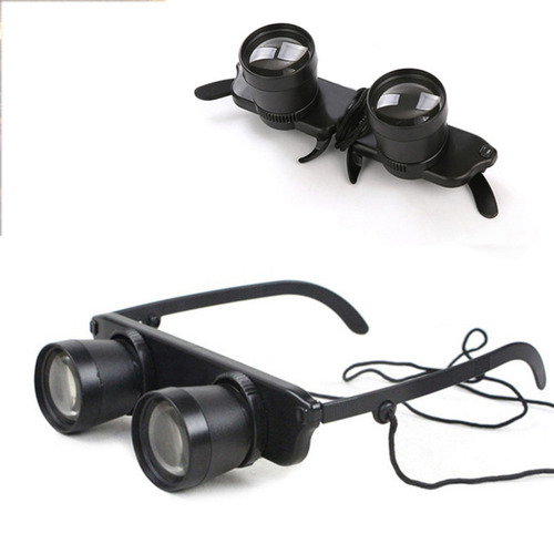 3-in-1 fishing, watching TV telescope, eyeglass-style magnifying glass, floating magnifier, close-up, zoom-in eyeglass