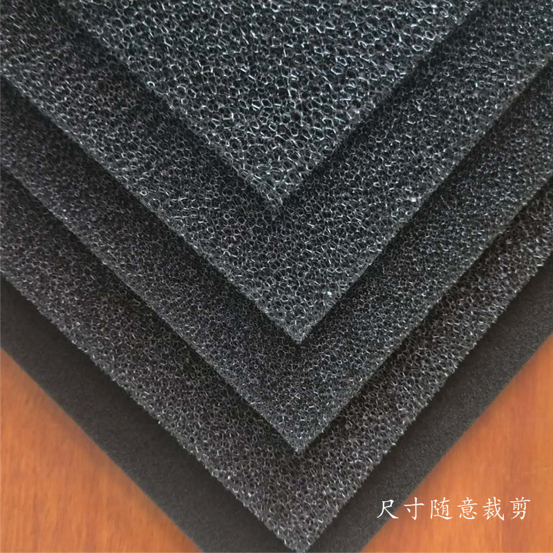 厂家批发罗茨鼓风机降噪过滤海绵片 喷涂过滤海绵替换滤芯棉现货