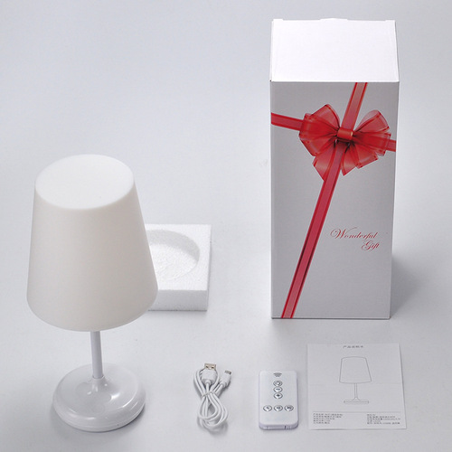 Wireless simple remote control led desk lamp novel and unique usb lamp charging touch bedside bedroom dormitory study night light