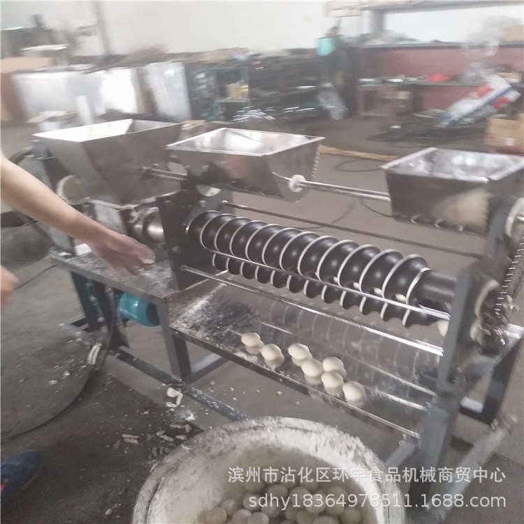 对辊馒头机 圆馒头成型机  面团分割机  大口馒头机