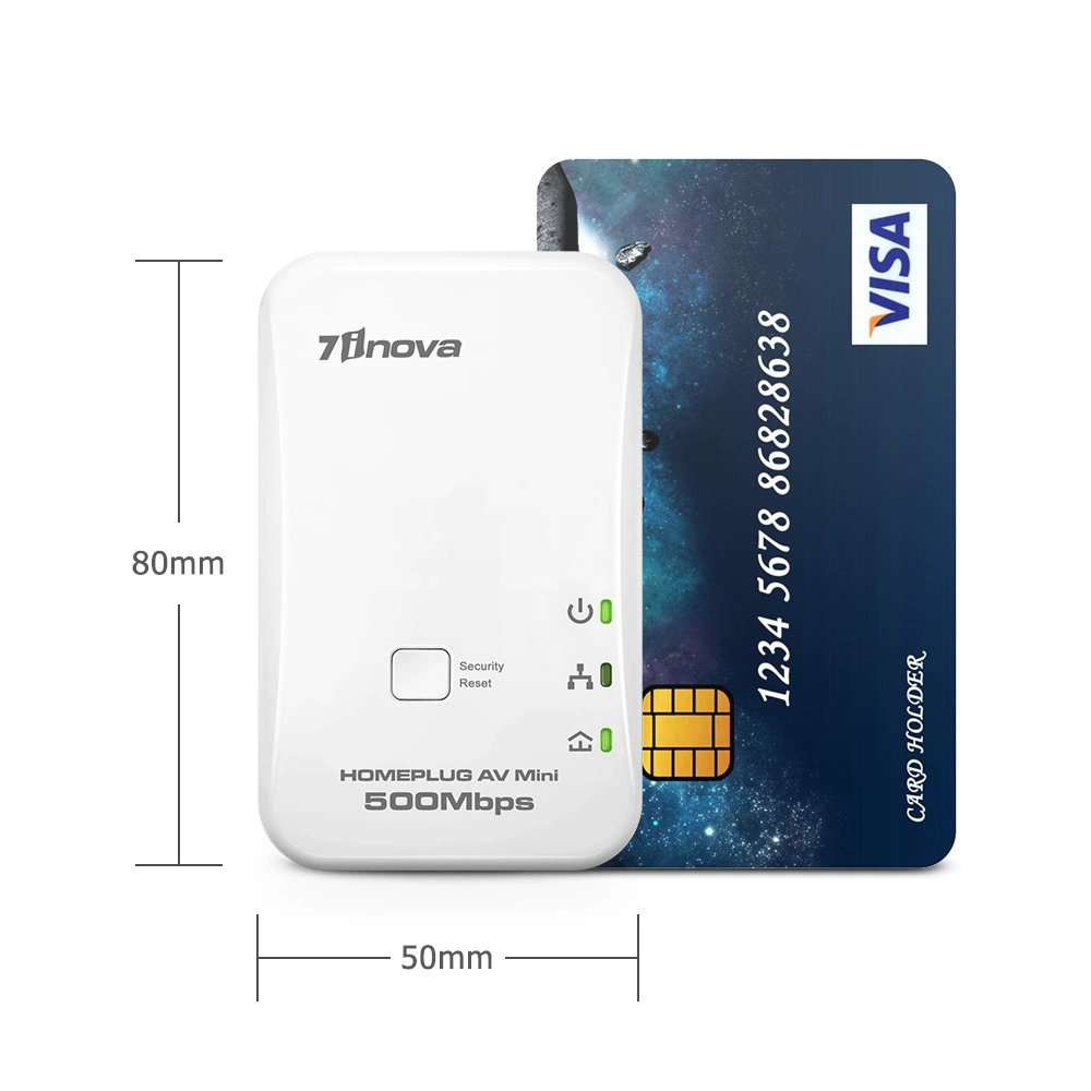 Сет сетевого адаптера Ethernet 7inova AV500 для домашней сети, IPTV и Qualcomm connectivity