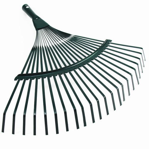 Factory direct sales grass rake 22 tooth rake wooden handle dead leaf rake steel wire grass rake garden rake gardening tools