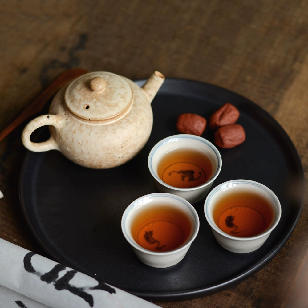 Городской порошно-розовый чайник Jingdezhen, открытая пленка крупная гончарная посуда чистая ручная работа японский чайник качественная работа, хорошо удерживает воду