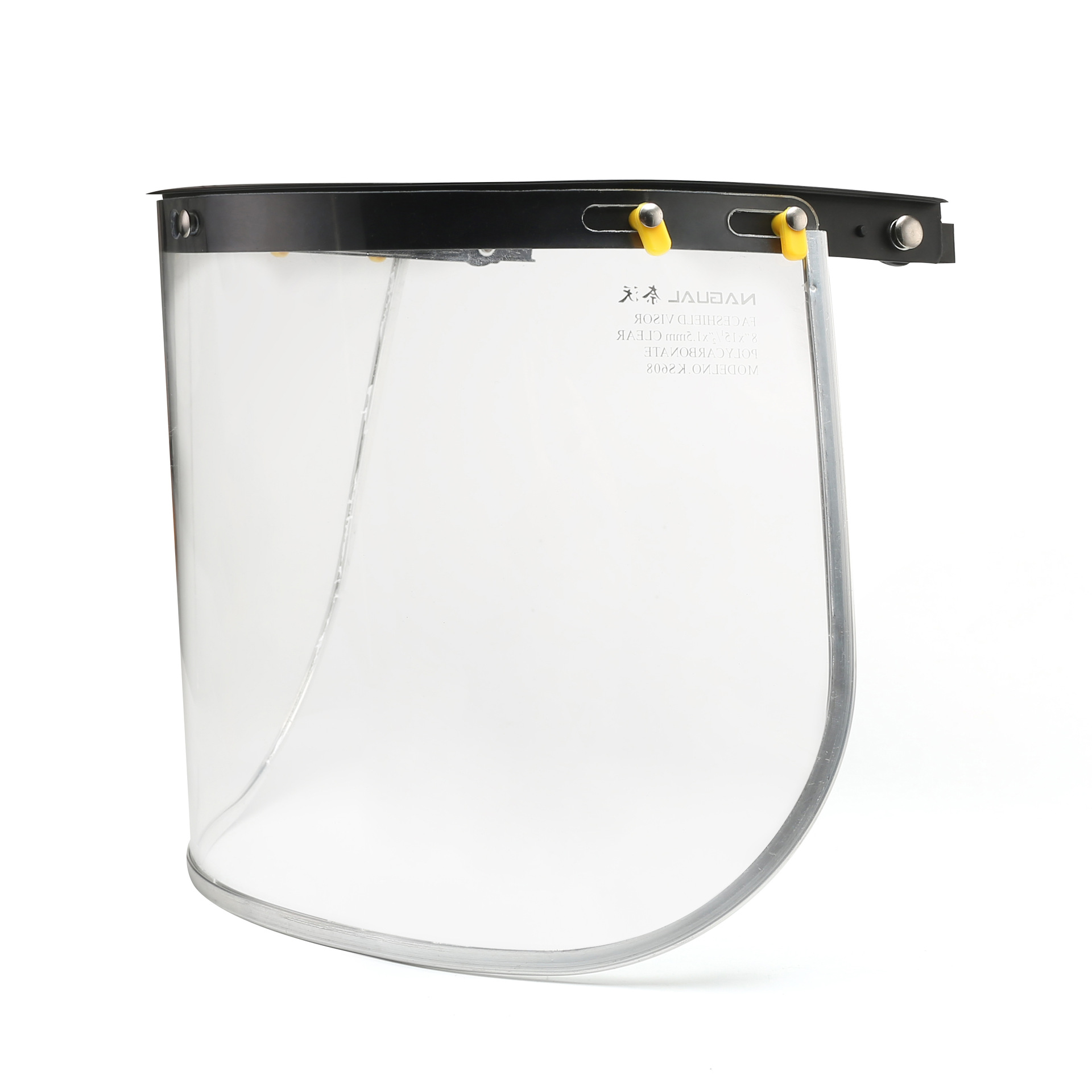 防护面罩多种镜片头戴式防飞溅透明黑边框头箍（无现货接预定单）