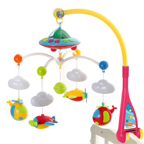 Baby Music Rotating Projector Crib Bell Rattles Baby Projector Crib Toy Amazon Cross-border Toys