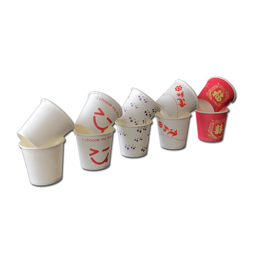 Factory single-use tasting paper cups 30/50ml trial drinking small paper cups supermarket tasting cups