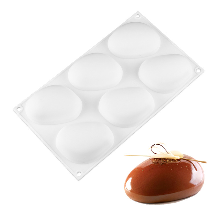 6 even goose soft stone silicone baking cake mold mousse cake baking tool fda silicone baking mold