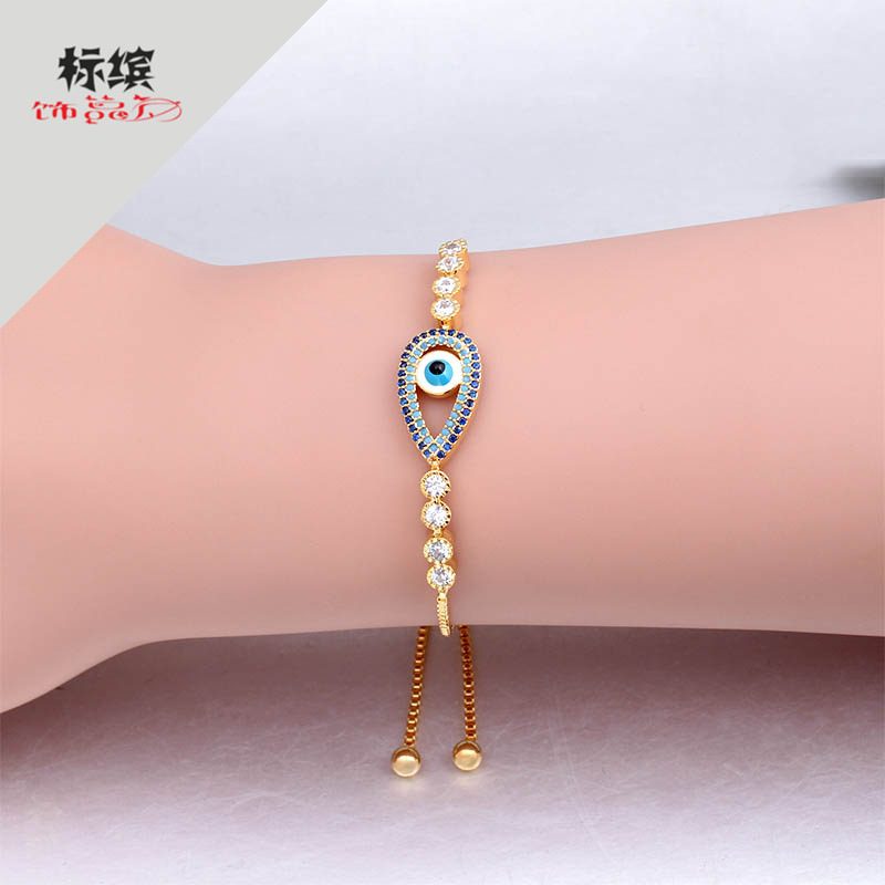 shiny bracelet with zircon