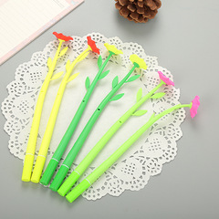 Creative Chanhua Neutral Pen Cute Cartoon Study Stationery Flower Pen Personality Office Supplies Water-based Signature Pen Wholesale