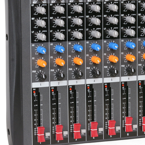 Professional 8-Channel Stage Performance Conference Small Portable Phantom Power USB Bluetooth 8-Channel Mixer