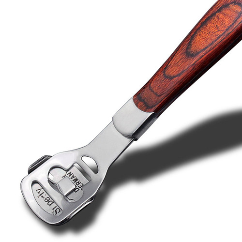 Wooden handle pedicure knife, pedicure planer, dead skin scraper, callus tool, pedicure device, sole repair callus, shaving feet, removing skin
