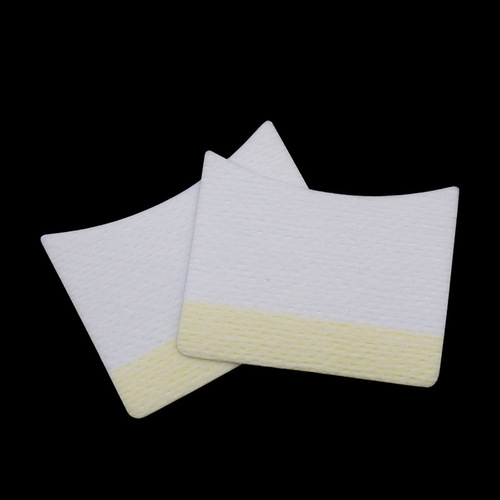 Wholesale disposable eyelash residue removal non-woven cotton pads, eyelash extension removal nail polish remover cotton pads