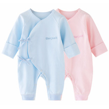 嬰兒連體衣春秋新生兒哈衣爬服裝夏季嬰兒衣服男女寶寶0-3-6個月