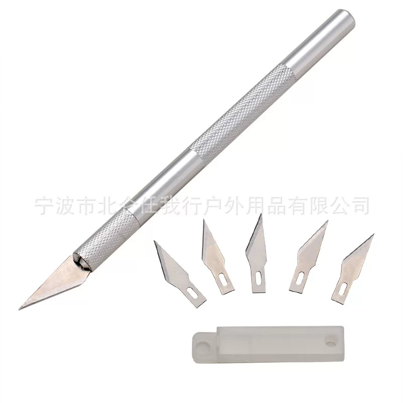 No. 11 mobile phone film metal engraving knife model production tool engraving knife aluminum pole utility knife paper cutting knife wholesale