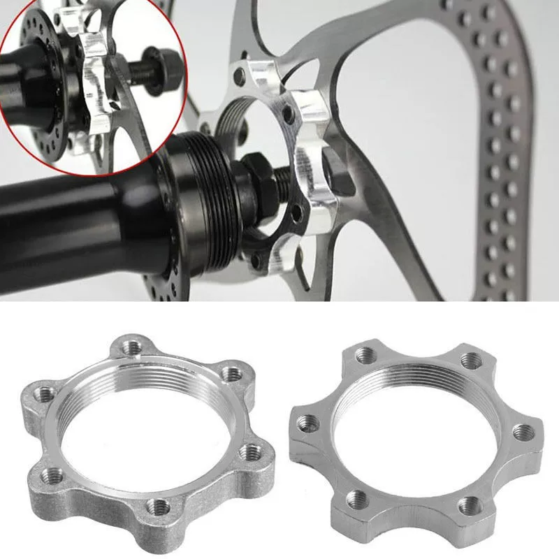 Дисковый тормоз, фланец, поворотное сиденье, модифицированный дисковый тормоз, аксессуары для велосипеда, горный велосипед, 6-луночное резьбовое сиденье, дисковый тормоз с резьбой