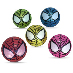 22cm children's cartoon pattern Spider Eye inflatable toy ball one yuan commodity stall hot sale factory supply