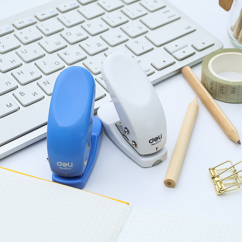 Deli 0111 Single Hole Punch Machine Mini Manual Round Hole Punch Stationery A4 Paper File Punch Deli 0111 Single Hole Punch Machine Mini Manual Round Hole Punch Stationery A4 Paper File Punch