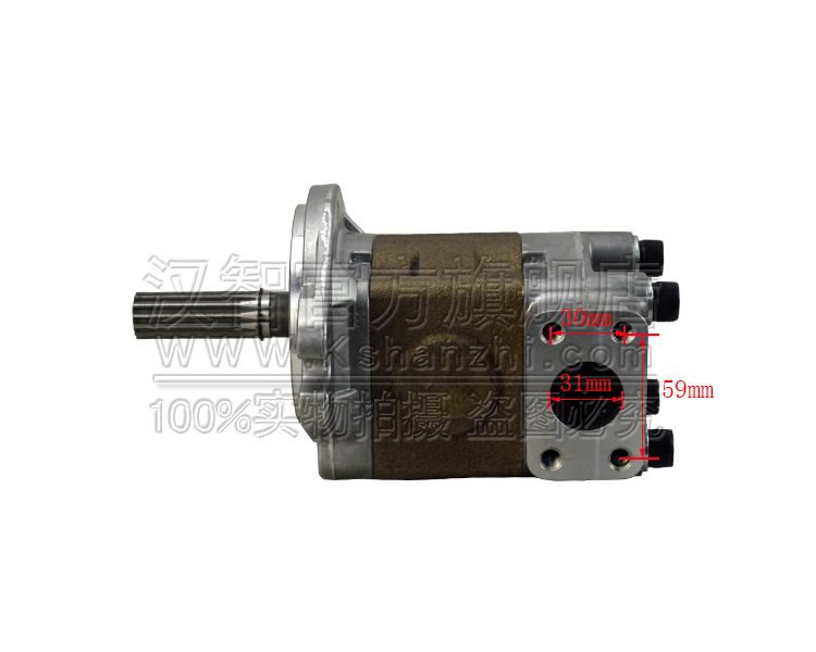 Bomba de engranajes de carretilla elevadora Mitsubishi SGP2-48L194 Mitsubishi S6S accesorios de importación de carretilla elevadora antiguos bomba de aceite de engranajes hidráulicos