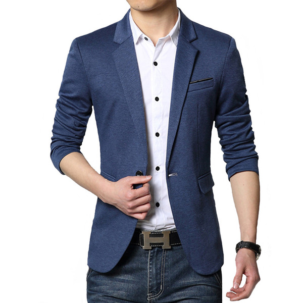 Men's autumn demi-season casual classic suit jacket