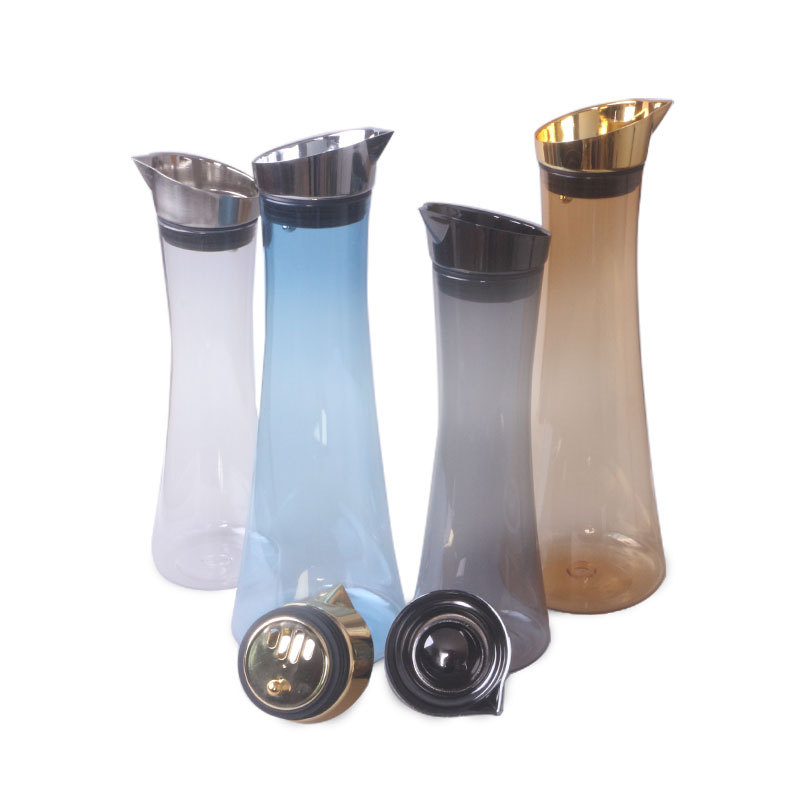 Jarra de acrílico hervidor frío comedor restaurante hervidor de agua fría tetera resistente a altas temperaturas jugo comercial olla de plástico olla de bebidas