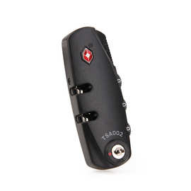 S002箱包配件TSA海关固定密码锁行李箱密码锁