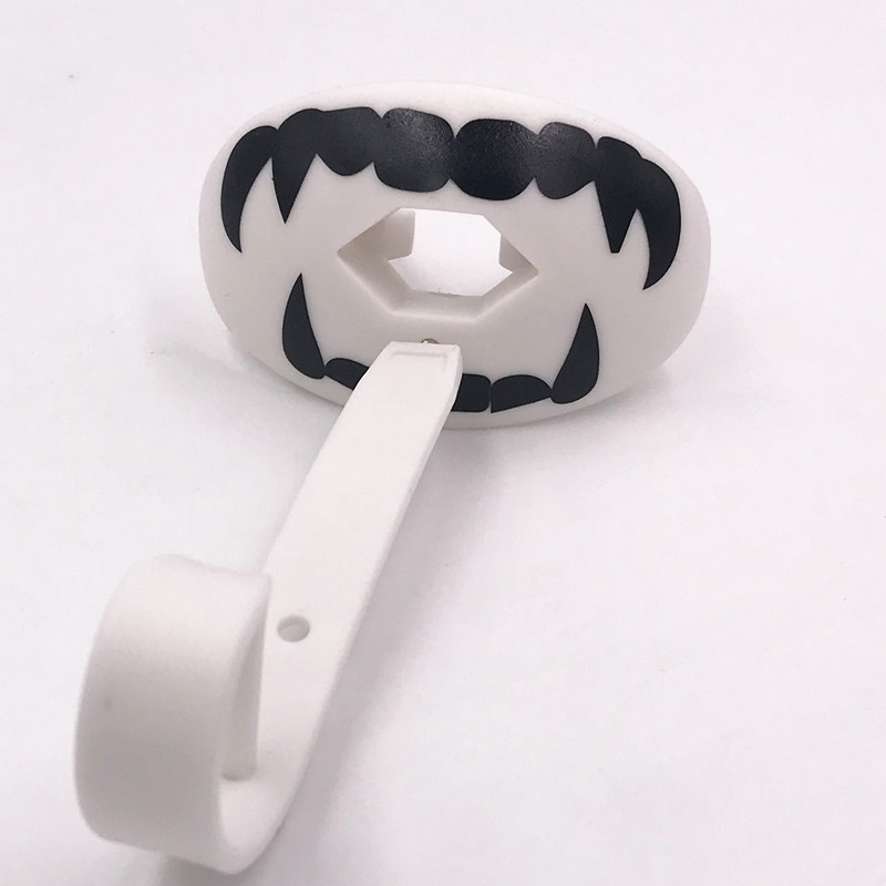 ラグビーブレース ストラップ付き 大人用 スポーツ マウスガード 子供用保護具 リップガード アイスホッケー保護 衝突防止パターン DIY