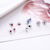 Hypoallergenic plastic earrings, simple and elegant design, wholesale