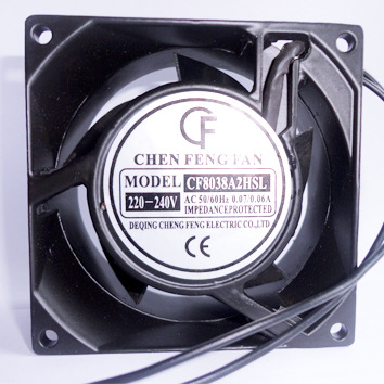 晨丰AC8038风扇 低功率低噪音高风量风扇 臭氧机专用风机220V