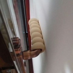 Spiral door handle cover protective cover anti-collision cover baby children's room door handle pad silent protective cover