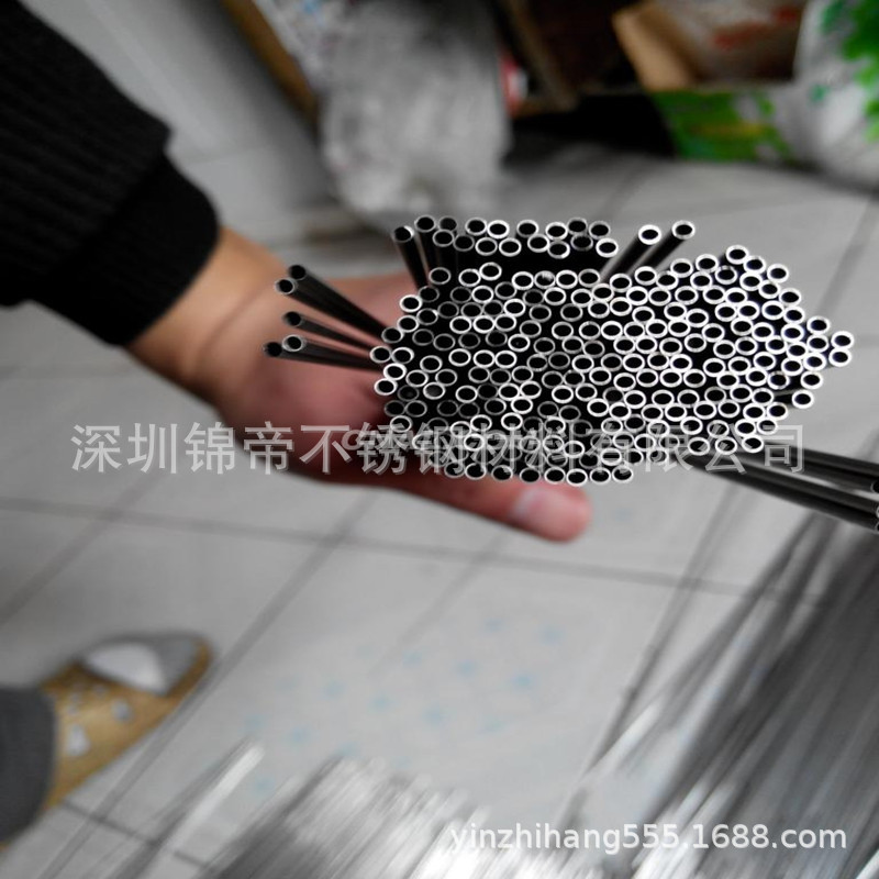 深圳304不锈钢毛细管 0.6*0.05mm不锈钢管不锈钢毛细针管磨尖调直