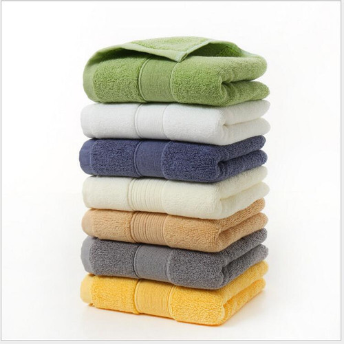 Cotton Thick Square Scarf 80G Plain Color, Cut-Off for Export, Hotel/Guesthouse/Bathroom Towels, Beauty Salon, Drop-Shipping One Piece