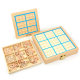 Wooden Sudoku Game Puzzle for Primary School Students 4/6/9 Jiugongge Flying Chess Gobang Teaching Aids Toys