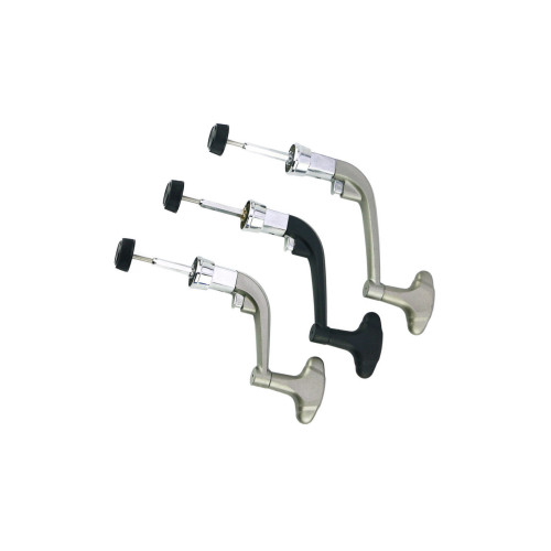 Large and medium-sized semi-metallic folding handle, black metal at the folding part, fishing rod arm