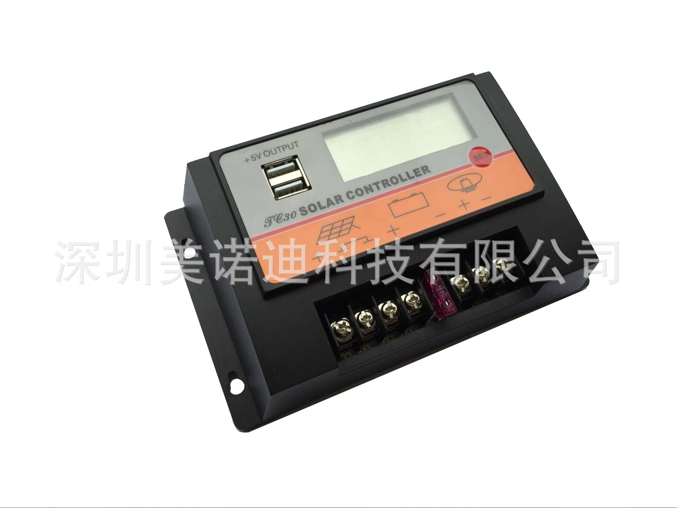 太阳能控制器太阳能灯户外投光路灯大功率电源10A20A30A美诺迪