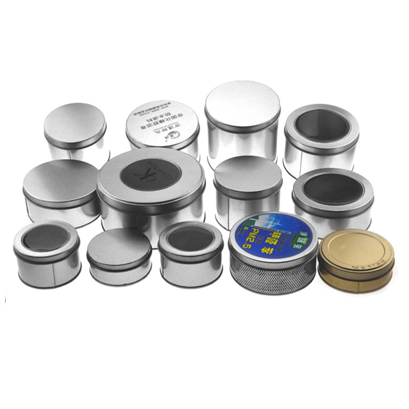 90*60手表铁盒包装 马口铁盒圆形铁盒饼干盒茶叶铁盒包装定 制