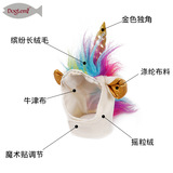 Хэллоуин японский кот Единорог крышка головы питомца, Тедди щенок котенок рог в шляпный шарф