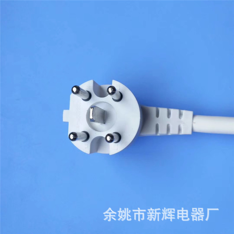 厂家生产荷兰五芯电源线 欧规多用插头 两平方延长线