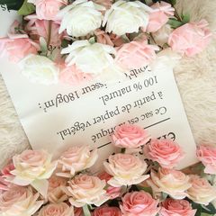 Moisturizing moist rose ins style artificial flower factory home decoration wedding bouquet wall artificial flower MW60000