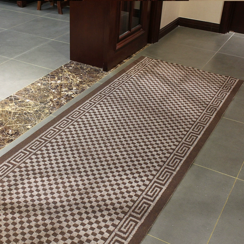 Нескользящая замшевая ПВХ-код floor mat, резиновая подкладка, впитывающая воду дорожка у входа и на кухню