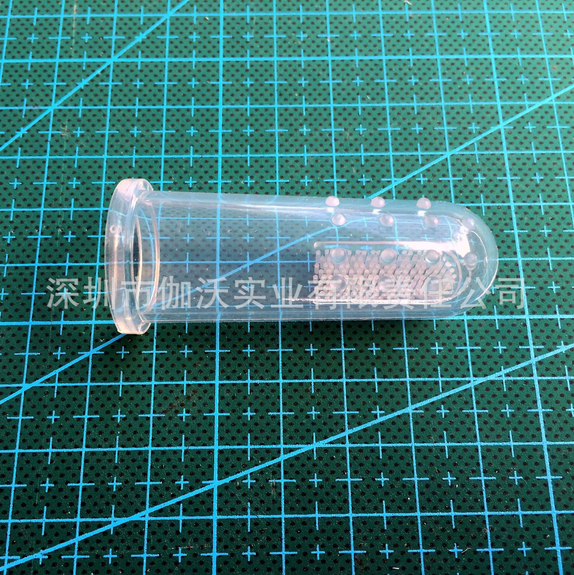 Transparent silicone toothbrush, oral care