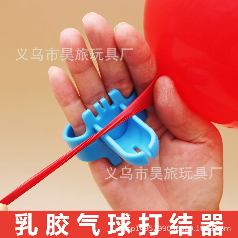 Оптовая Латексный Воздушный Шар Узелок Галстук Воздушный Шар Инструменты Свадьба День Рождения Украшение Макет Воздушный Шар Узелок