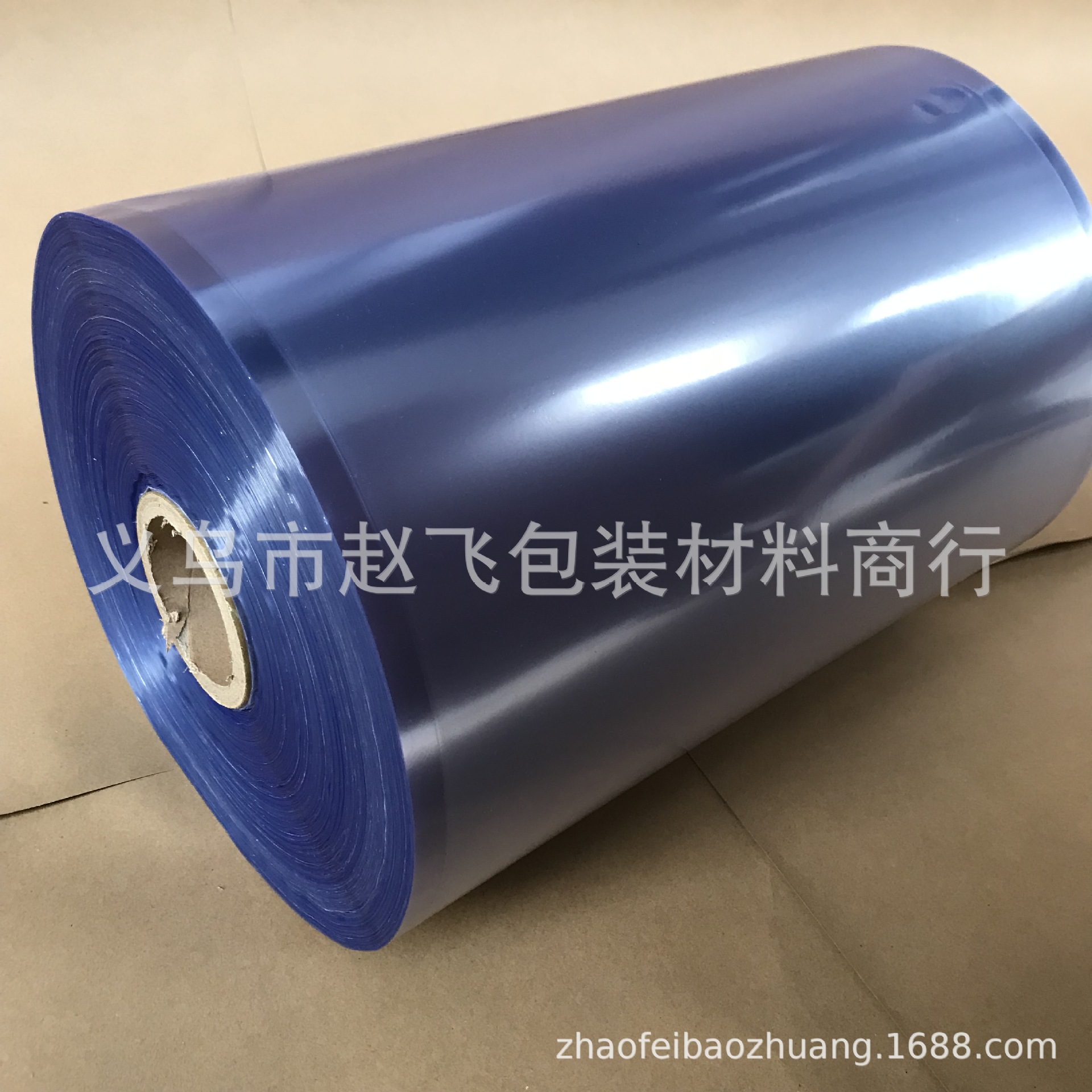 吸卡包装薄膜 PVC锯片包装薄膜 吸塑膜 带胶水贴体膜 蓝色贴体膜