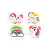 Cartoon ring PVC, children's pony from soft rubber, accessory, European style, unicorn, Amazon